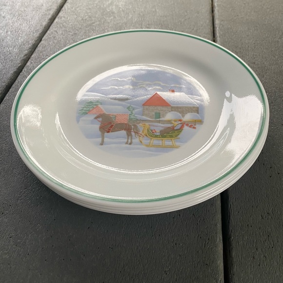 4 Corelle 7.25” Country Memories Plates - Picture 4 of 10